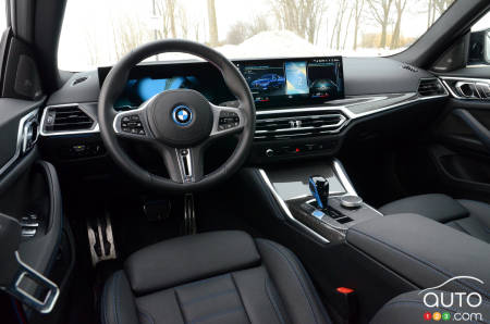 BMW i4 M50 xDrive 2022, intérieur